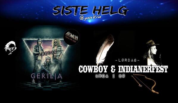 Oi! Det er visst siste helg på kjære gode gamle Kroa før vi overtar nytt bygg!!!