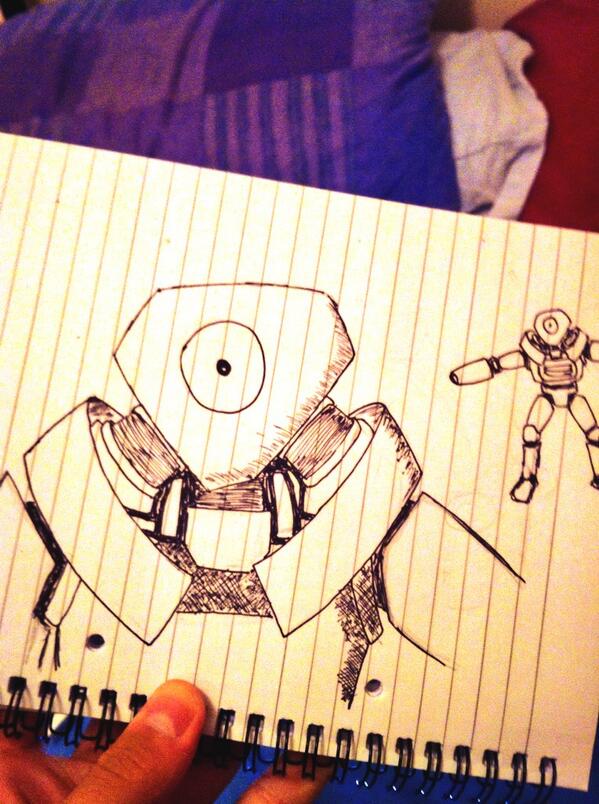 DaveStraw's tweet image. Well... I&apos;ve had a productive evening #RobotDoodle