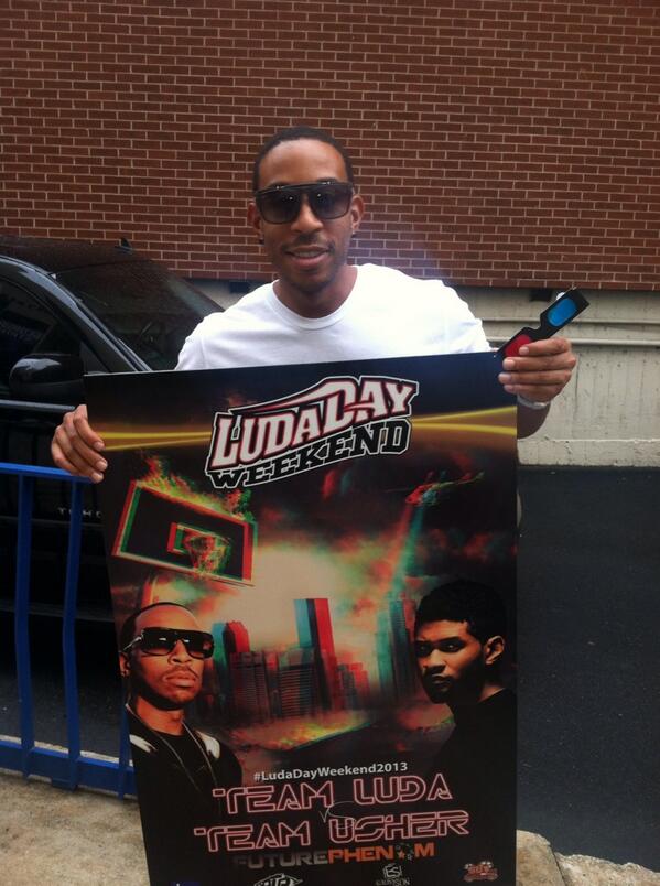 Ludacris's tweet photo. Big thank you to @Future_Phenom for creating this dope 3D poster for me for #ludadayweekend2013 http://t.co/ppQDn106e3