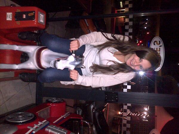 Jordan6Fulton's tweet photo. Sister riding a pony. Yeee hah http://t.co/f6z1067H1Z