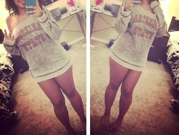 SunDevilBoobs's tweet photo. "ASU Game Day Good Morning!" GO #SunDevils #FearTheFork http://t.co/hhxjmudGgQ
