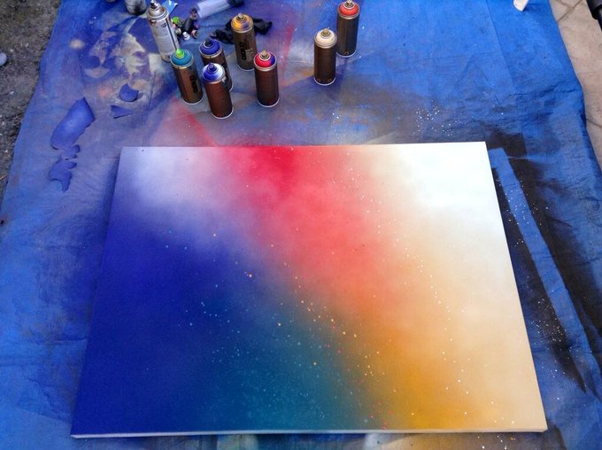 Another body print... Under construction. http://t.co/CJoN4tNIIT