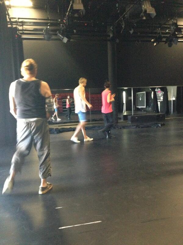 Footy show rehearsals <a href="/tmckenzie18/">Trent Mckenzie</a> <a href="/stevemay_92/">Steven May</a> <a href="/Browndogg_30x/">Campbell brown</a> @bmatera32