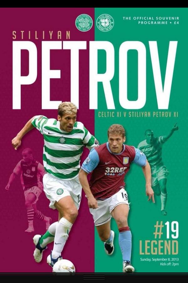 TFLCPodcast's tweet image. The match programme for this Sunday's game. #PrayForStan #Celtic #AVFC #SupportStan
