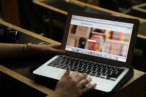 Wir sind online! Auf wahlzuckerl.org kannst du unser Kursangebot durchstöbern!