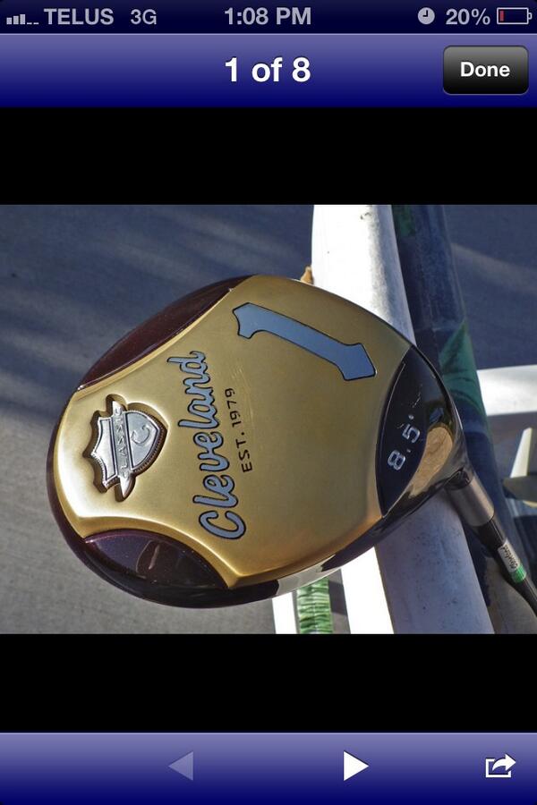 Daddy's new toy <a href="/ClevelandGolf/">Cleveland Golf</a>