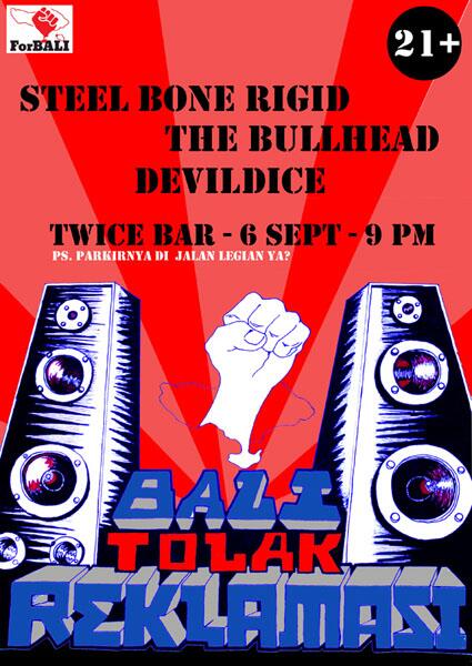 Nanti malam! Kepalkan tangan suarakan perlawanan bersama! Merapat!!! :D cc: <a href="/JRX_SID/">JRX</a> @TheBullheadBali dkk