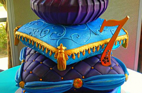 LV_CustomCakes's tweet photo. Aladdin's lamp and pillow cake (birthday party)  #birthdaypartycakes #LasVegas http://t.co/HjLMTBJAz5