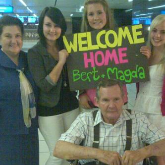 The greatest happiness=when your parents move back home from Germany!! #happiness #love #home