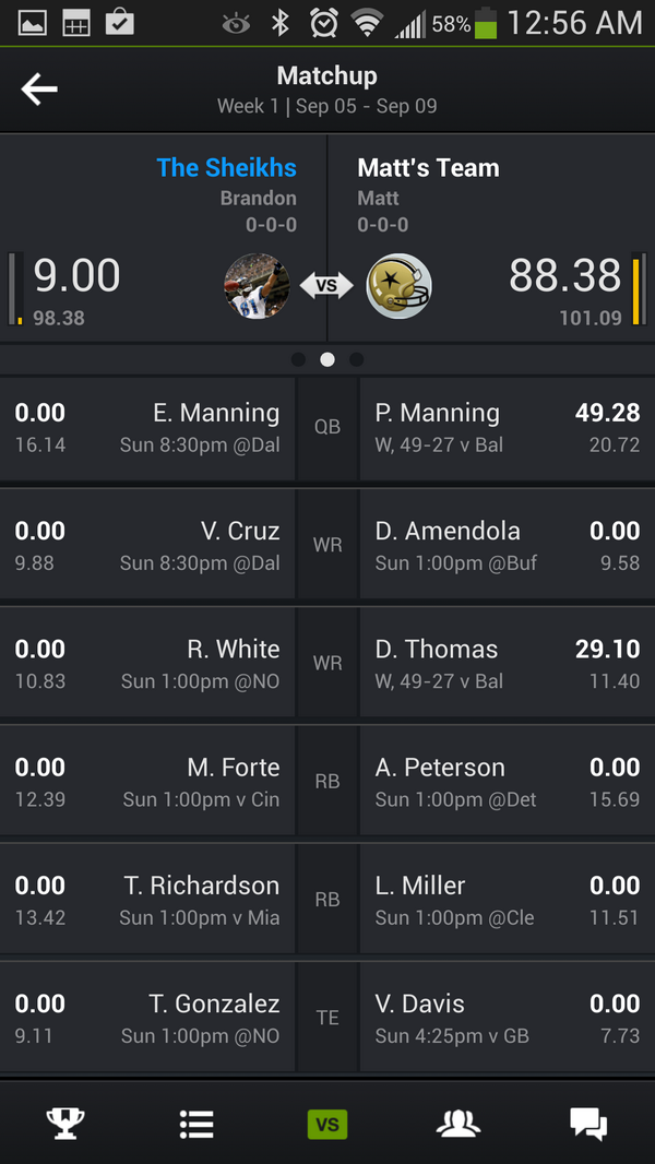 BrandonKarmo's tweet photo. You shoulda thrown that challenge flag piece of shit Harbaugh. Thanks to you Im not checkin my fantasy team this week http://t.co/q624rQhD0e