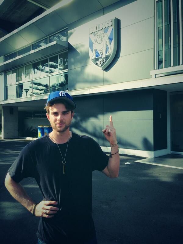 Thanks <a href="/NRL_Bulldogs/">Canterbury-Bankstown Bulldogs</a> for letting me stop by while I was back home! Good luck for the finals #proudtobeabulldog