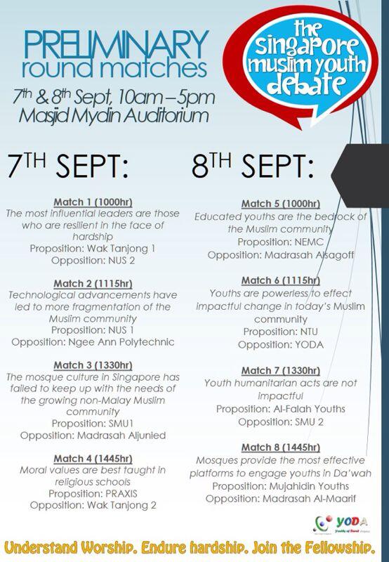 Heard of YODA? Yes, Irsyad Radio will be covering their events this weekend! Can't be there? Just tune in! :D