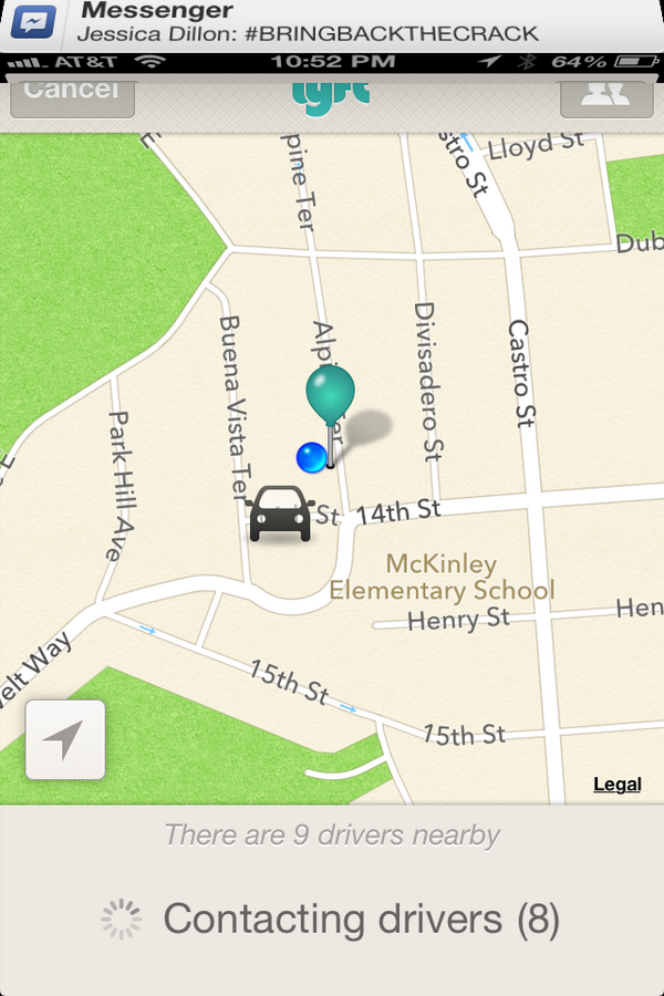 haley's tweet photo. fuck you lyft http://t.co/4zZpaWPETt