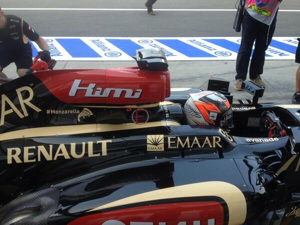 El Lotus E21 luce ...