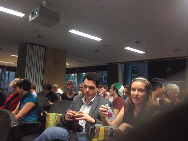 OxfamWA's tweet photo. The crowd is gathering. #fp2p #excitement http://t.co/KeFBT0yCtR