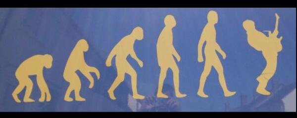 johneising's tweet image. The #evolutionpath of the #guitarman