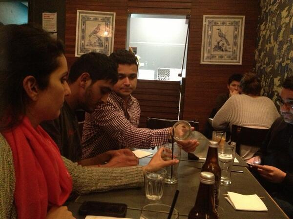 adityajgd's tweet photo. #Yes!+ gang catch up dinner with @kunal410 @JGDevyani @dpakarcane at #madamK #melbourne http://t.co/UewdANLjcK