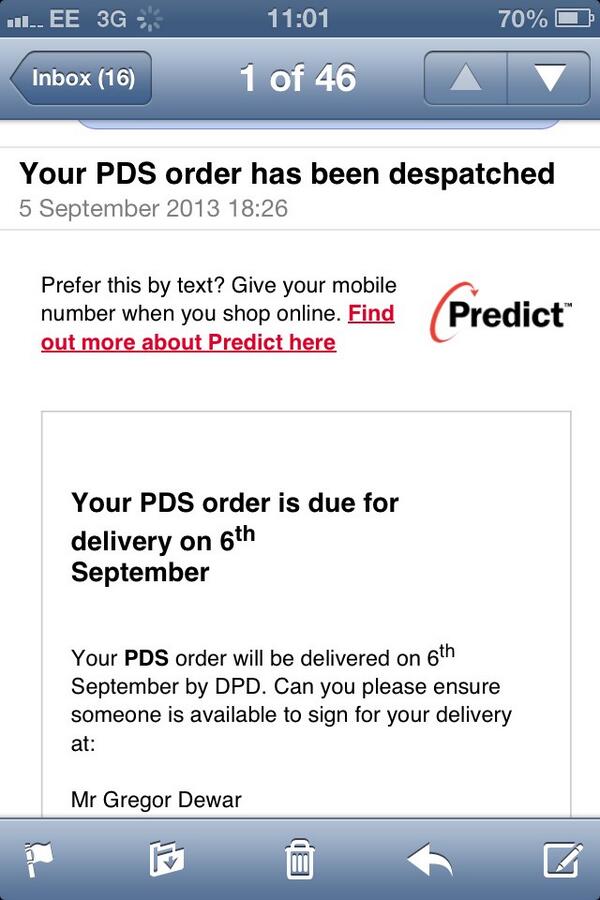 laurendewar2505's tweet image. was a bit weird getting a delivery when I hadn't ordered anything, then I looked closely #weeshit #sneaky #paymeback