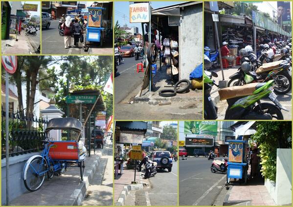 infojogja's tweet photo. Sementara itu nasib si kodir cekere dekil, jalan saja susah → RT @trotoarianJOGJA : kondisi Trotoar Jl. Mataram Jogja http://t.co/gpGmiBWNVP
