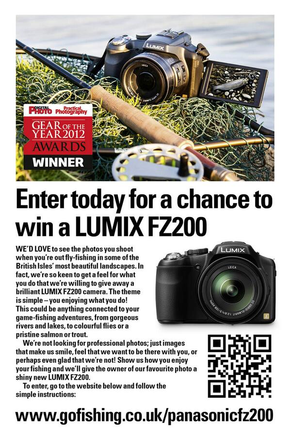 GoFishingUK's tweet photo. Last chance to enter our T&amp;S Panasonic competition!
#fishing #competition #camera http://t.co/x2IOXUylji