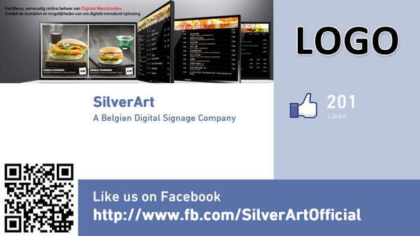 SilverArt_be's tweet photo. Vanaf vandaag is de nieuwe Facebook slide beschikbaar binnen FastDesigner http://t.co/cmrmH0MnU7 #digitalsignage http://t.co/rjoUMhAYDM