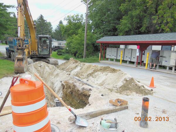 Wheel Estates starts construction on its water system upgrade, after only four months of creating the cooperative.