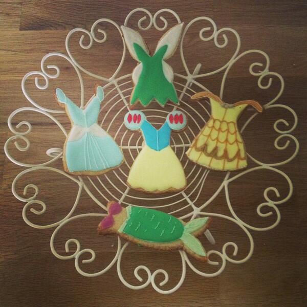 Disney princess biscuits! 👸