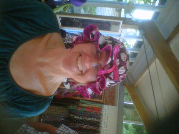 Cath getting ready for her swim lesson !