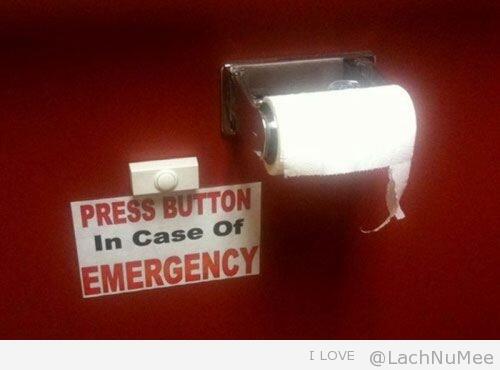 In geval van nood... #LachNuMee