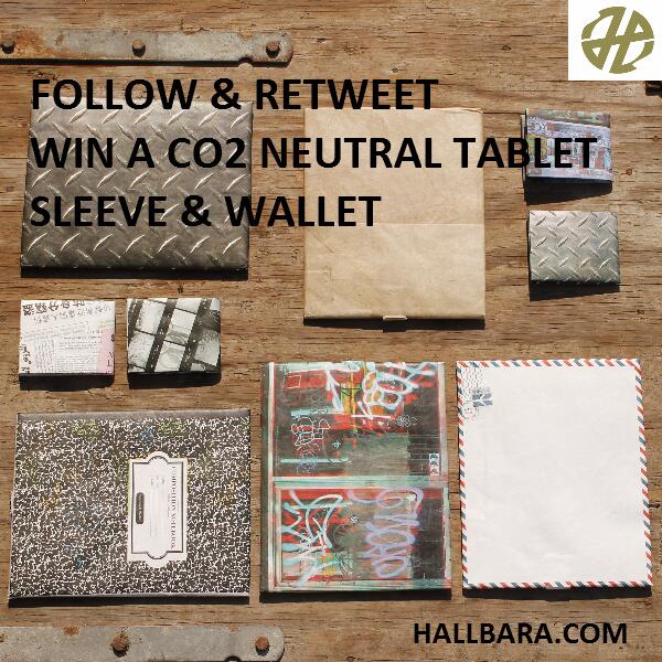 Hallbara's tweet photo. #Follow &amp; #RT! We raffle a Dynomighty #Tablet #Sleeve &amp; matching #Wallet at 400 followers #eco #Tyvek #winactie #win http://t.co/teL2e9lcSU