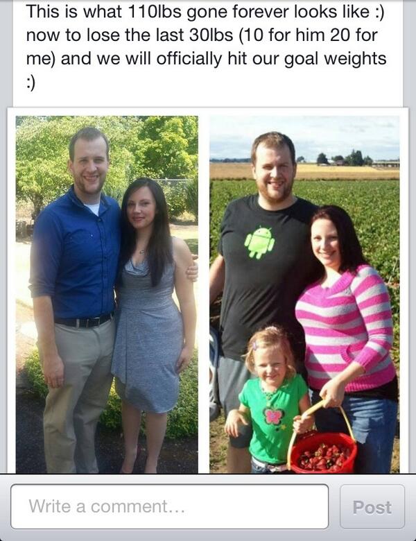 Losing 110lbs in 6 months looks good on these two! So proud of <a href="/daniczec/">Danielle Marshall</a> and Karl! Want results? They know how...