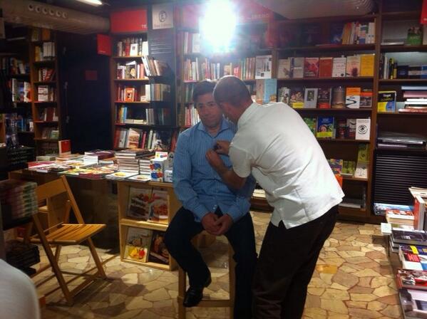 <a href="/JRMoehringer/">J.R. Moehringer</a> per <a href="/CultBook/">CultBook</a> al #festlet #backstage