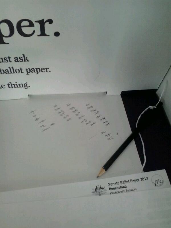 FraserDan11's tweet image. #VotingTip How to avoid the embarrassment of asking for a new ballot paper #belowtheline