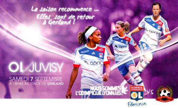 ELS_9_FRANCE's tweet photo. Match contre Juvisy ce soir à 18h45 à Gerland! Et en direct sur @France4tv !! #OLféminin #1erTest http://t.co/3b18TojsI6