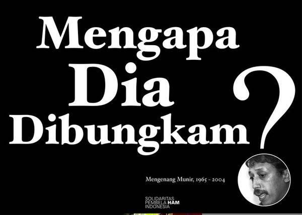 MuseumHAM_Munir's tweet photo. Mengapa dia dibungkam? http://t.co/fRKUarLbKF