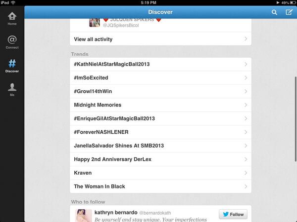msjihyocomms's tweet photo. Here you go! #EnriqueGilAtStarMagicBall2013 Is now trending! How about JulQuen's HT? Or Julia's HT? COOPERATION pls. http://t.co/IY6OXbzftX