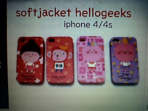Purpleshop18's tweet image. Softjacket #hellogeeks for iphone 4 only 85rb