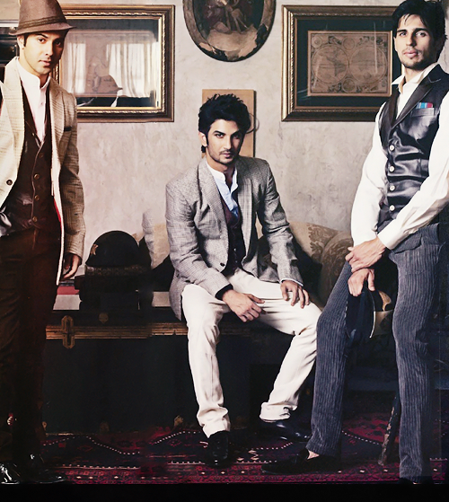 Sushant_FC's tweet photo. Varun Dhawan , Sushant Singh Rajput &amp; Sidharth Malhotra Shoots for Hello India (Sep 2013) http://t.co/VM9z4CqrXw