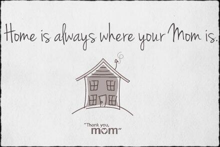 ThankYouMom's tweet image. 'Home' is always where your Mom is...... #nothinglikehome