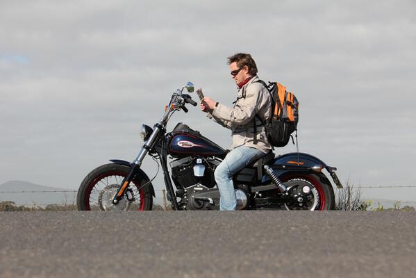 Harley 2013 Detour ride - 707 km on the Street Bob Special: