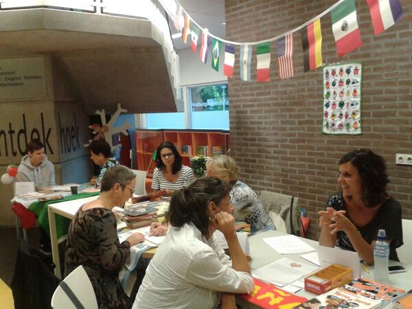 Openhuis taalcursussen @biebgouda vanmorgen druk bezocht. Ook een taal leren deze komende winter? schrijf je in!
