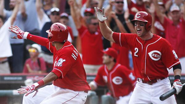 MLB's tweet photo. Billy Hamilton so far with @Reds: 4 games, 4 steals, 3 runs. 0 at-bats. http://t.co/Tu1vdDPMqk