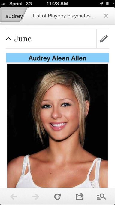 Awesome! I'm the first 2013 Playmate to have a photo on Wiki! #amazing #playboy #Playmate TY @DAVEOPHILLY