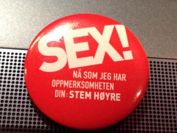 PÅ EN LØRDAGSKVELD (og etter partilederdebatten) drar vi i Høyre vårt aller siste kort. Godt valg!