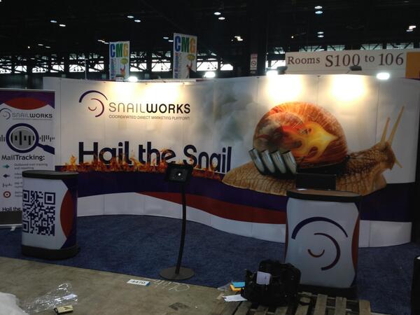 Mailbabe99's tweet image. The Snail is ready to rock #Print13