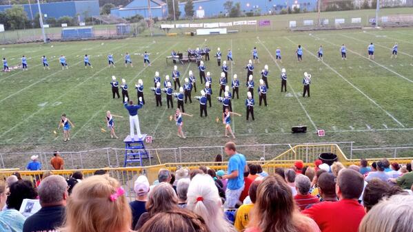 These girls are on fire! Check out the South Park majorettes at the SA band festival