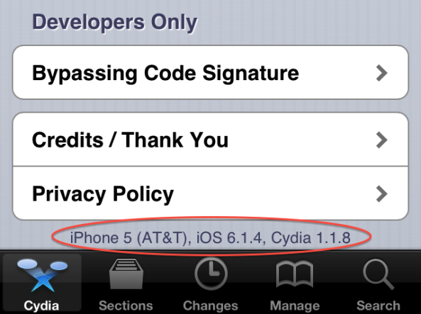 vrzone's tweet photo. Developer successfully jailbreaks iOS 6.1.4 running on iPhone 5 - http://t.co/NChv2ZerPP http://t.co/457jc7Cbuf