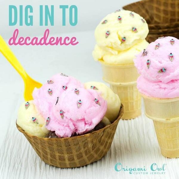 myownlocket's tweet photo. #icecream #origamiowl #charm How much do you love this!? http://t.co/RzgK2B9MKK