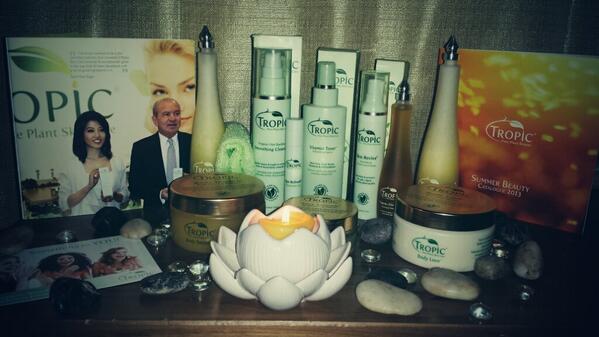 SadiaTropic's tweet photo. #natural #vegan &amp; #cruelty-free skin care range ..thats what its all about :) #tropic #susanma #lordsugar http://t.co/ceXS0NMs0x