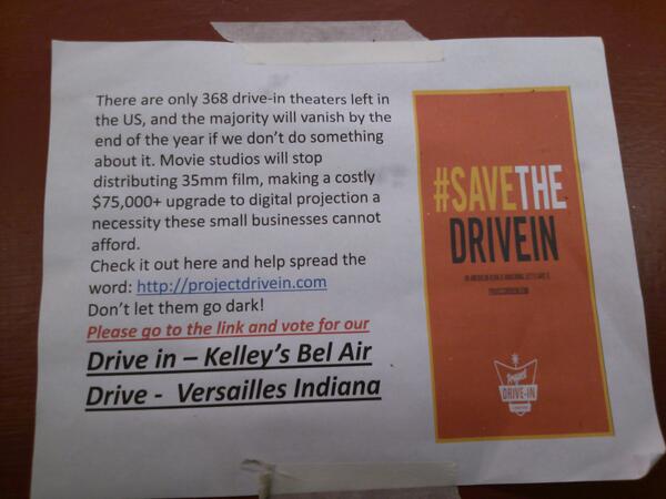 WarriorPoetSeer's tweet image. #SaveTheDriveIn #BelAir